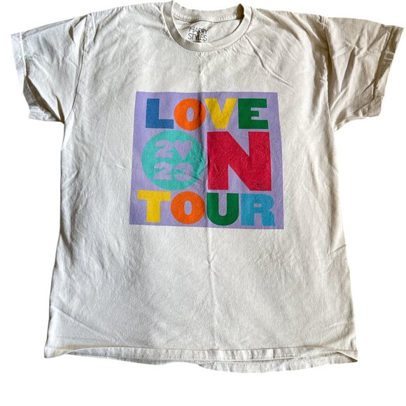 Harry Styles 2023 Love On Tour European Shows Tee - Picture 1 of 2